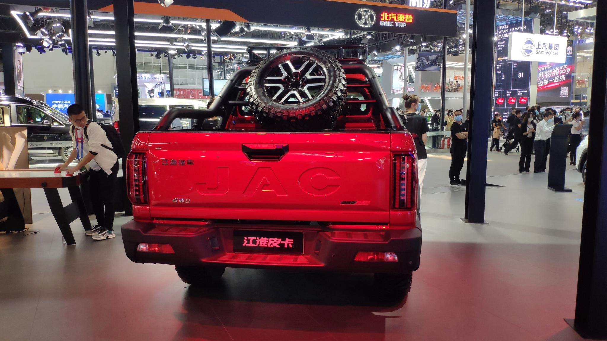2020年北京车展江淮帅铃t9皮卡实车
