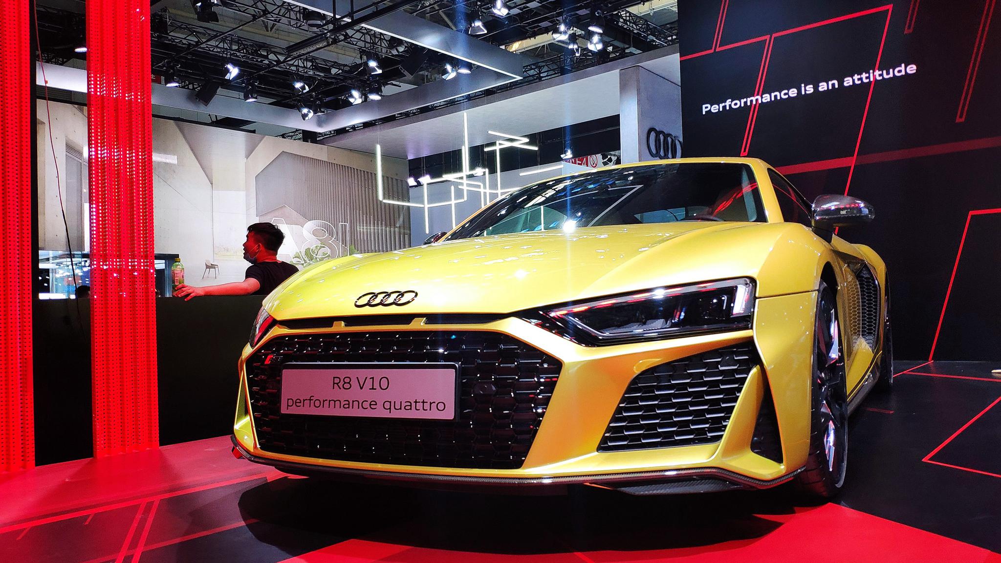 2020年北京车展新款奥迪r8实车