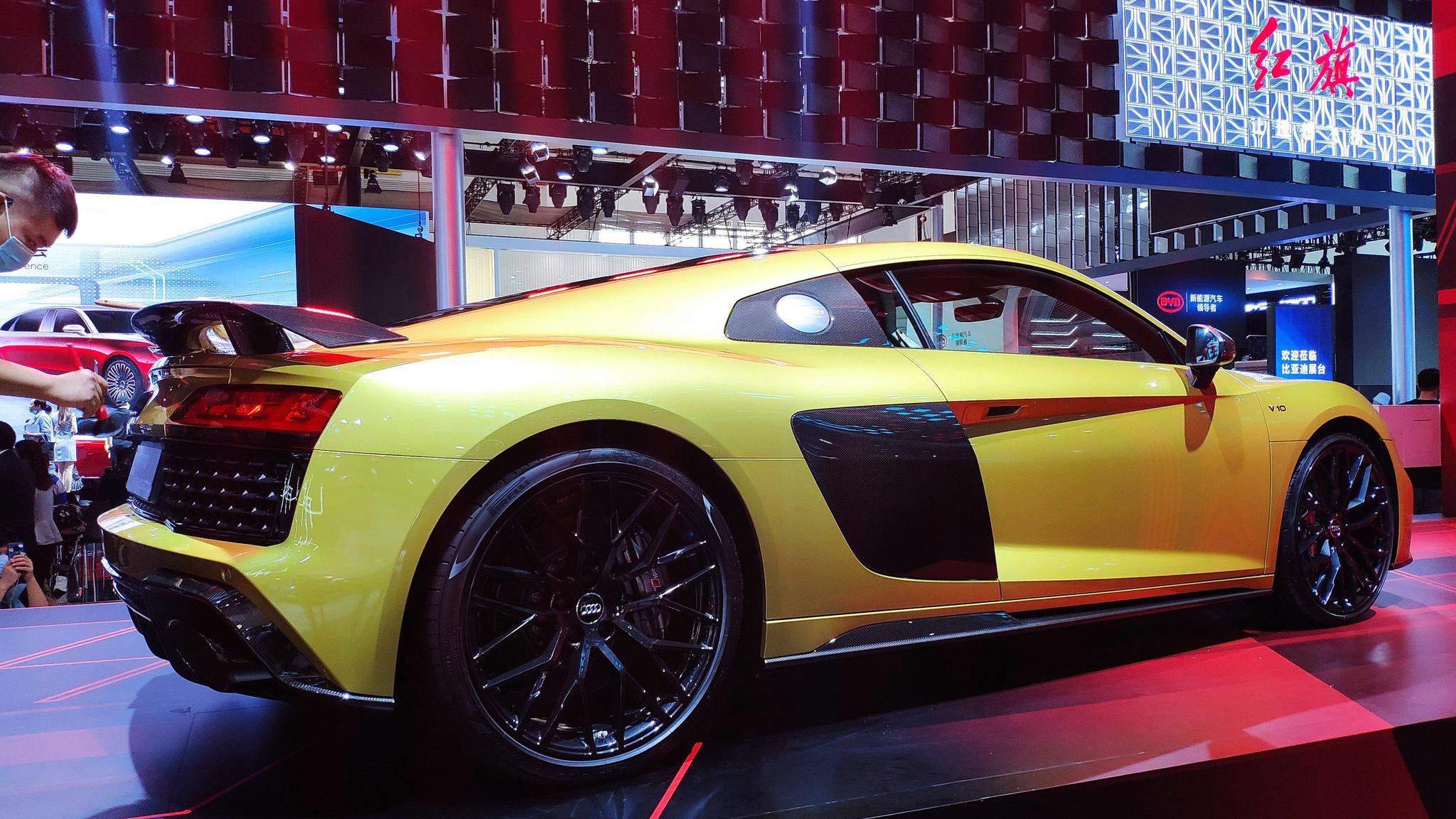 2020年北京车展新款奥迪r8实车