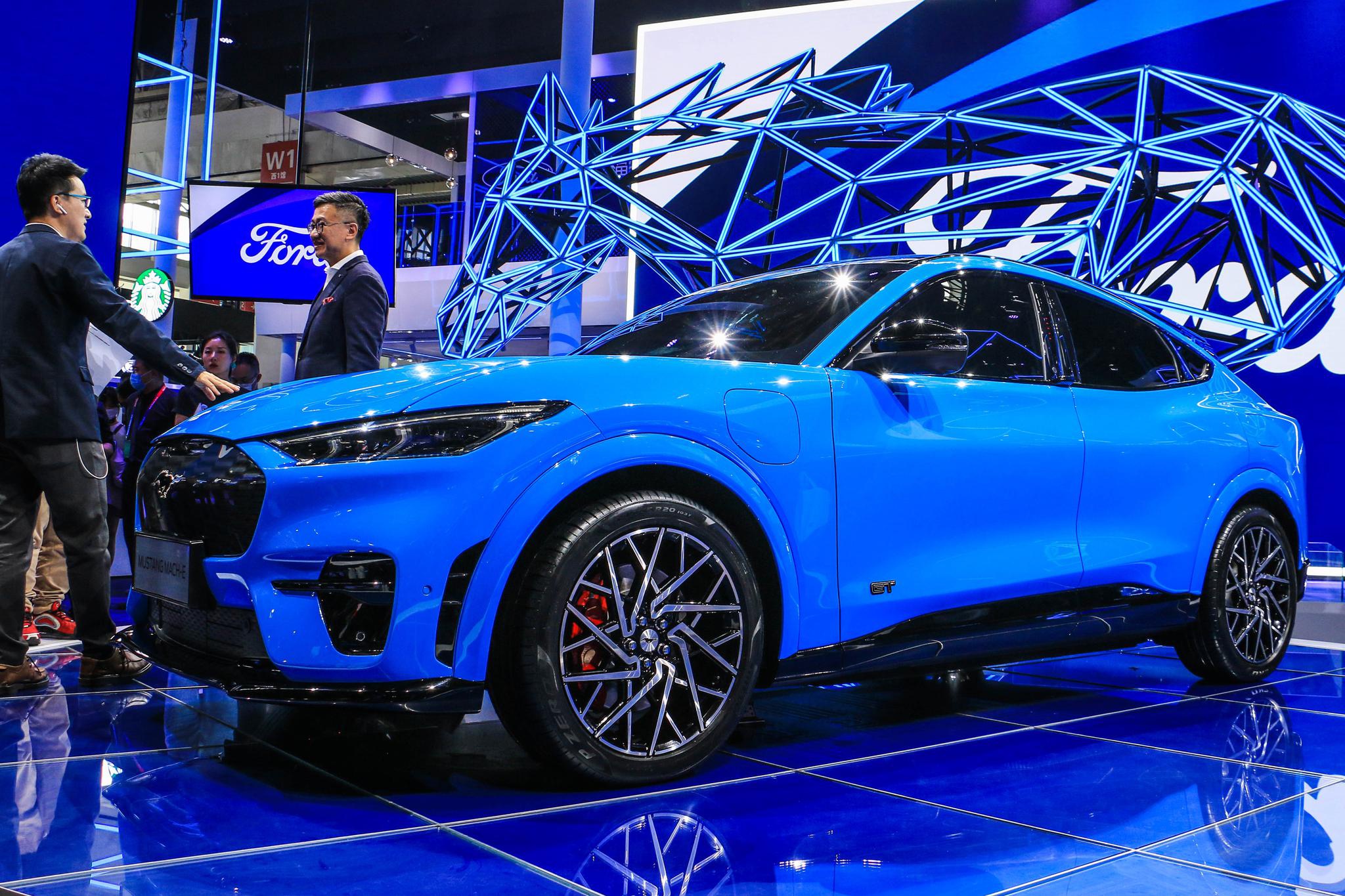 2020北京车展丨福特mustang mach e实拍图解