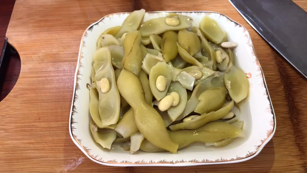 虎皮豆是农村秋季的一道好菜可以嗮虎皮豆干你们吃过吗67