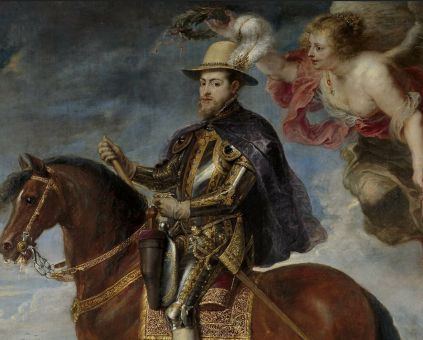 西班牙的一位海军将领,在给国王菲利普二世的信里很狂妄的说道:只要给