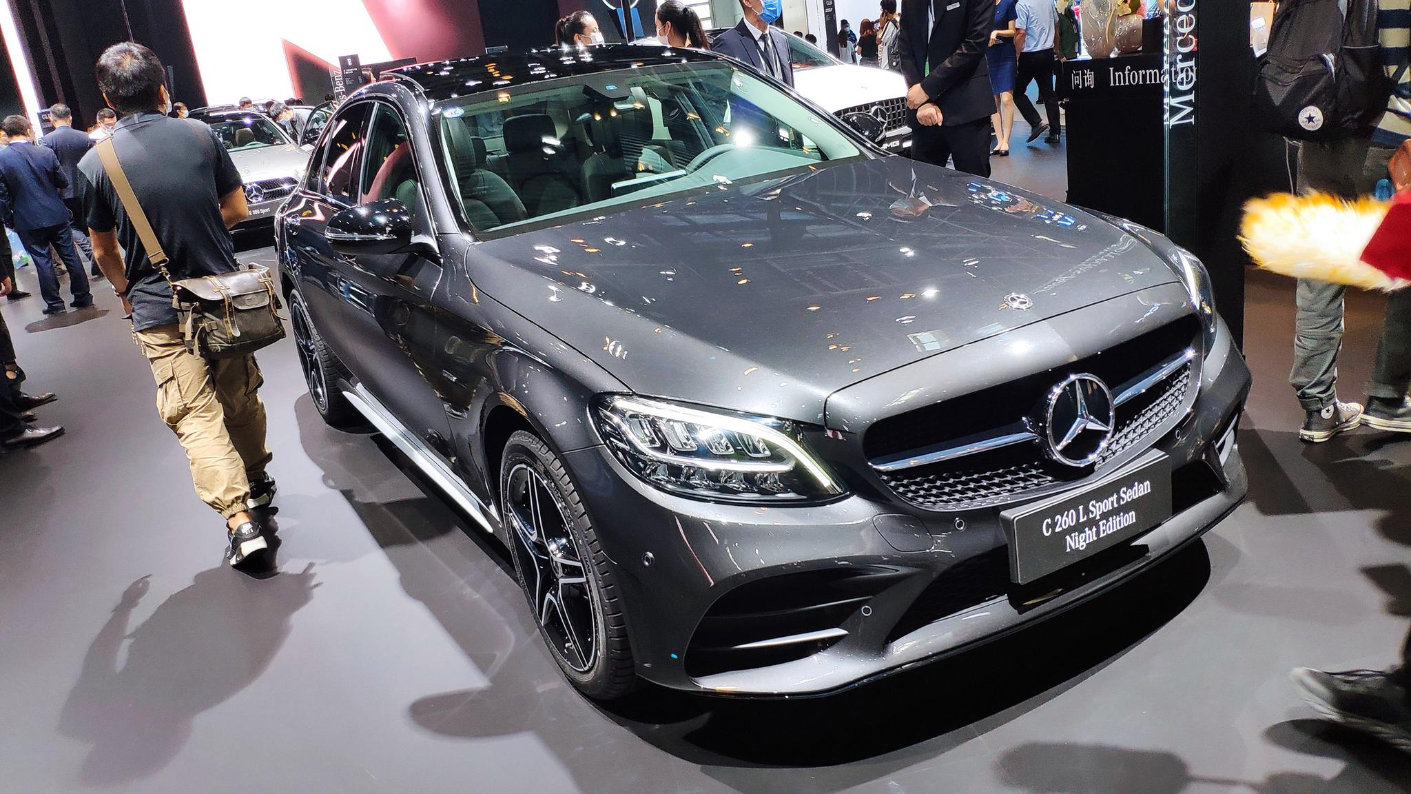 2020年北京车展:北京奔驰c级长轴距版实车