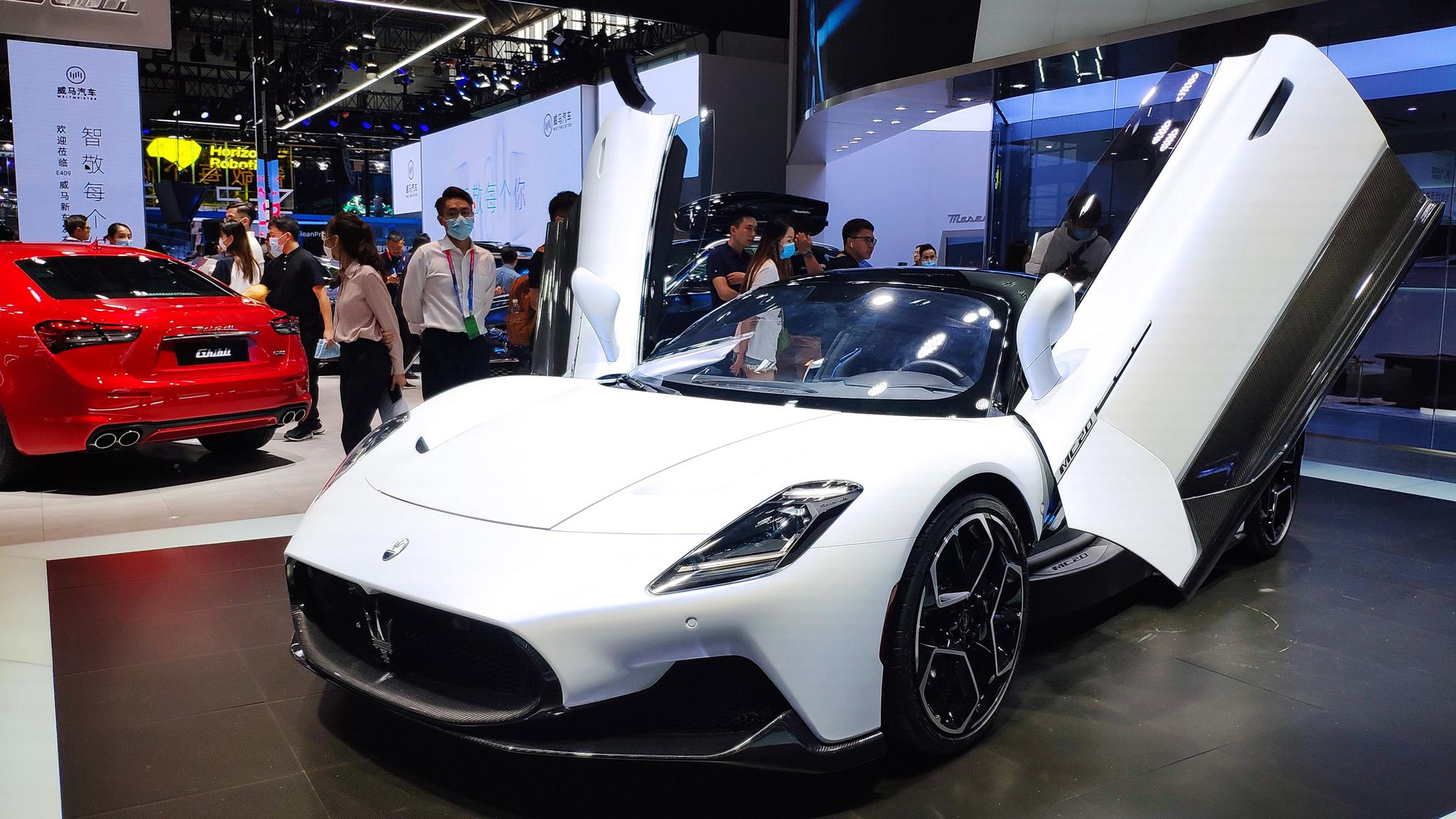 2020年北京车展全新玛莎拉蒂mc20实车