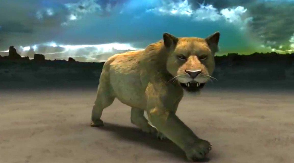 最大的猫科动物冰河怪兽美洲拟狮