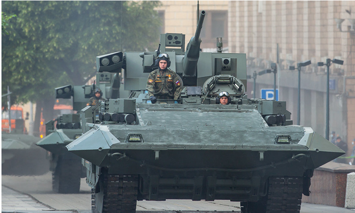 素有“重装铁骑”之称:俄制武器T-15重型步兵车!|步兵战车|阿玛塔|武器_新浪新闻