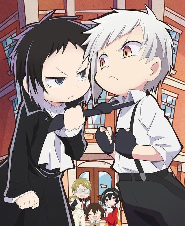 文豪野犬 新动画放送时间公布 芥敦掐架 太宰治成吃瓜群众 文豪野犬 太宰治 Q版 新浪新闻