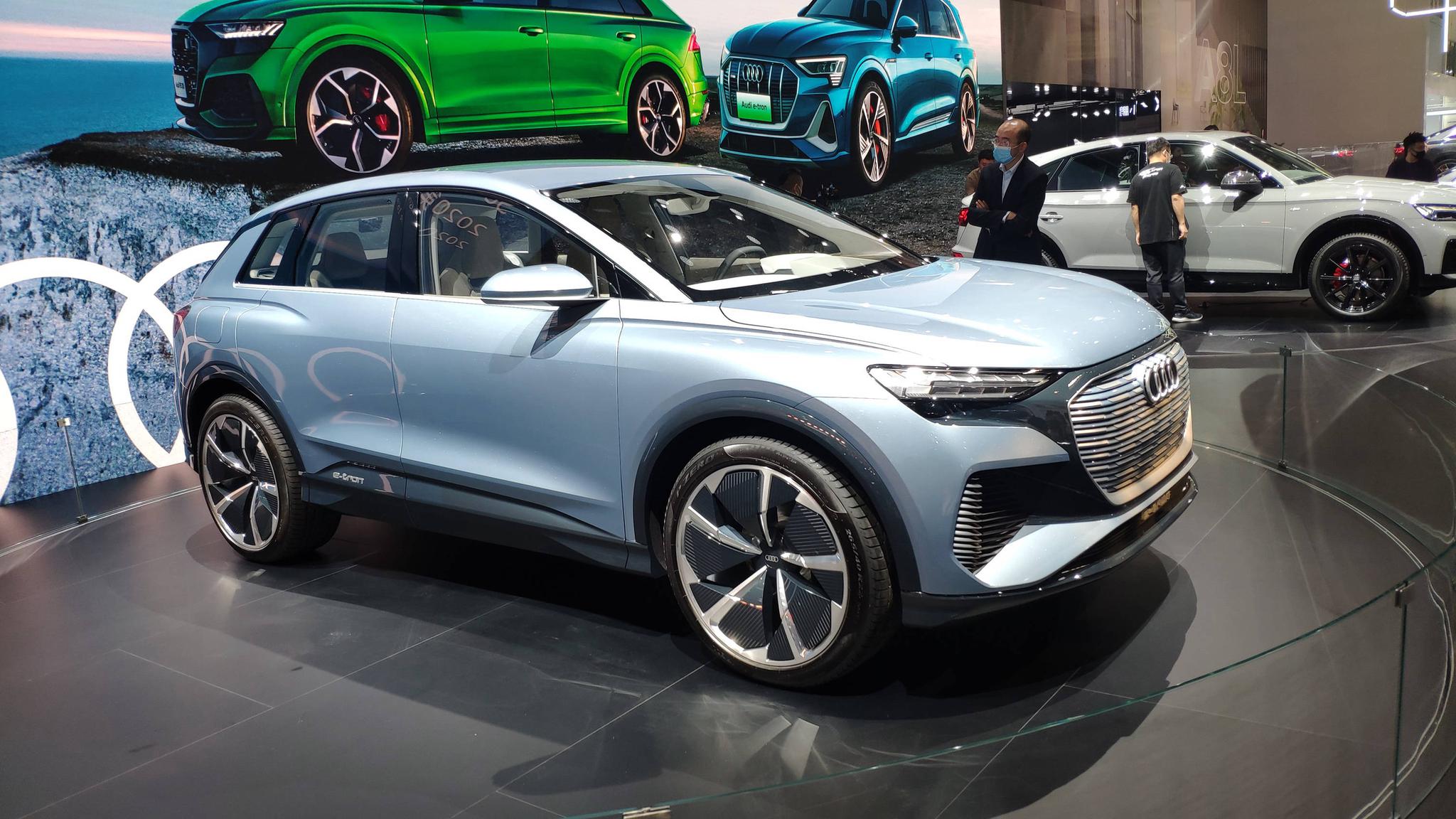 2020年北京车展:奥迪q4 e-tron概念车
