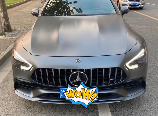 沪小哥花112万买奔驰gt50,哑光磨砂灰,坦言不想入手s级-新浪汽车