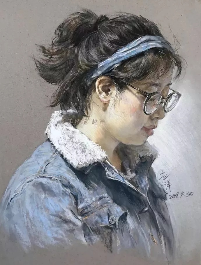 色粉画|色粉笔|赵洋_新浪新闻