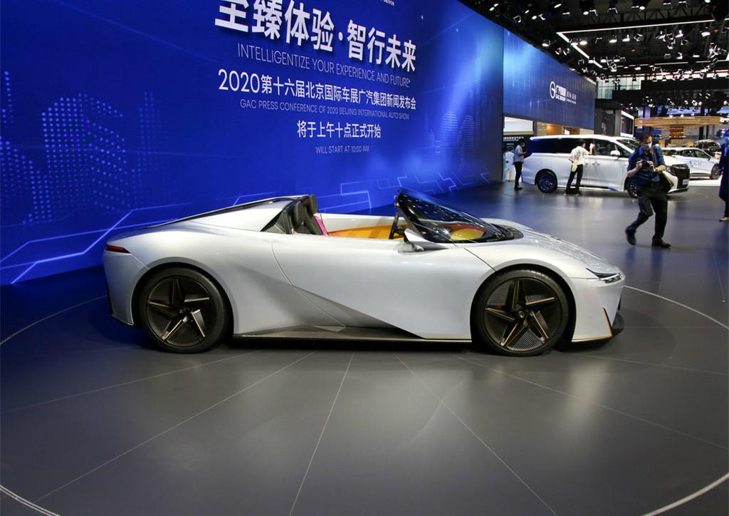 广汽传祺全新敞篷跑车发布两座布局剪刀门外观真心很美