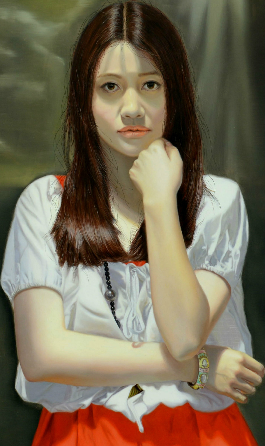 青年艺术家余蒙油画中的女孩典雅而美丽|油画|女孩|艺术家_新浪新闻