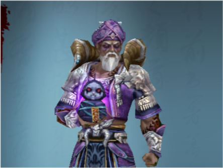 巫王蚩笠,现任巫王,与蛊王地位相等,曾和女帝,袁