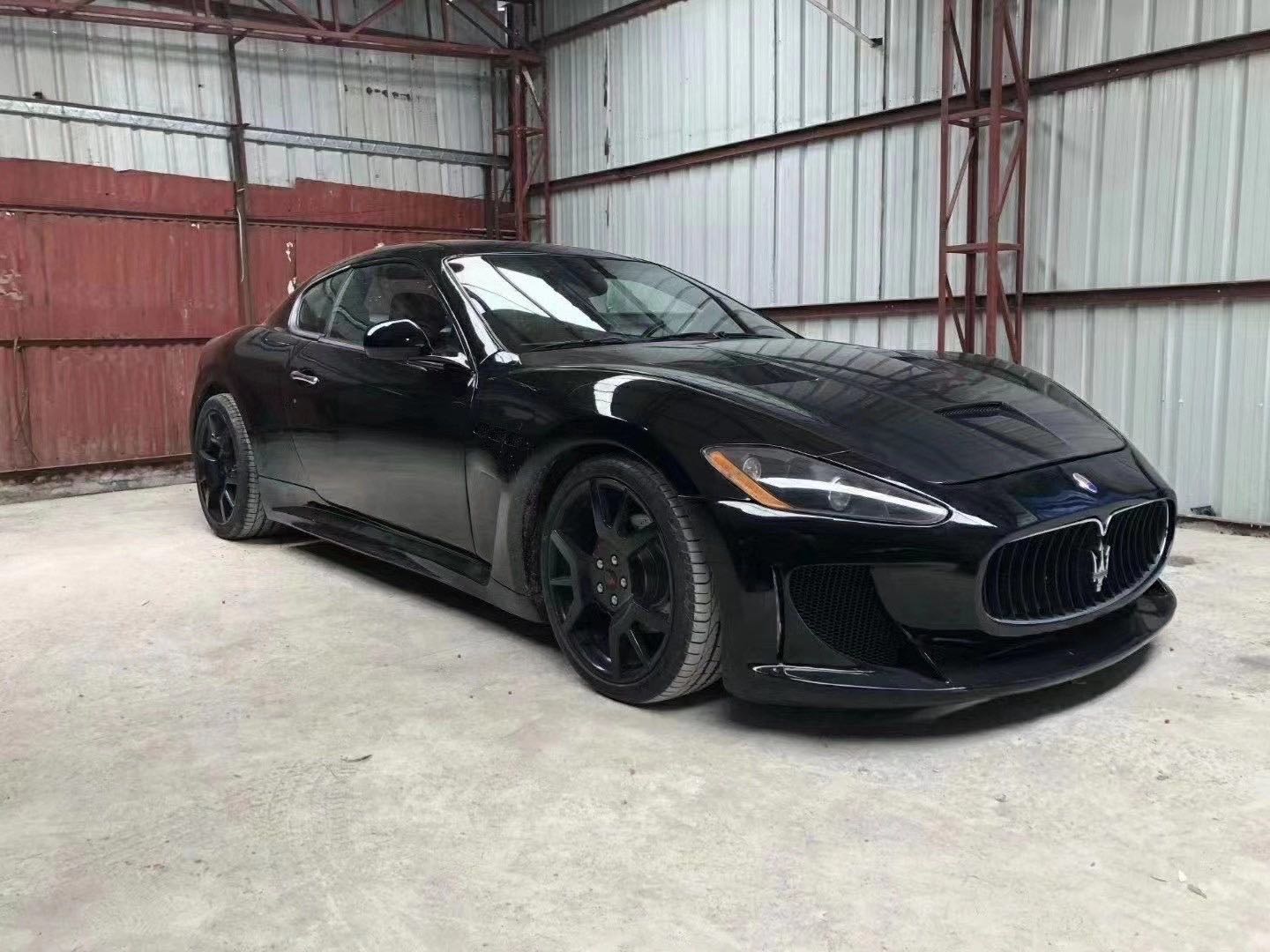 13年玛莎拉蒂gt售价19万,黑武士外观,它是整条街最靓的仔