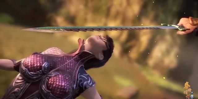 正式开始战斗,卫庄的剑还是霸气啊,卫庄一刀就砍伤了披甲门的三娘