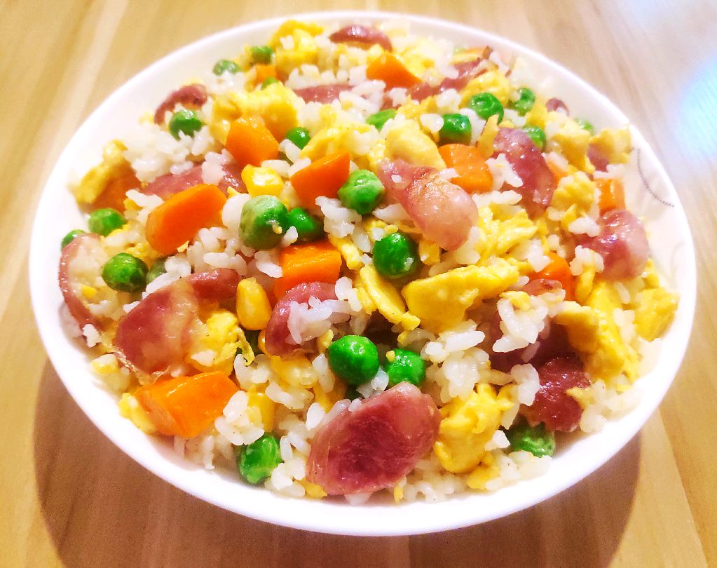 【蛋炒饭】的做法 配方,蛋炒饭好看又好吃,美味的炒饭