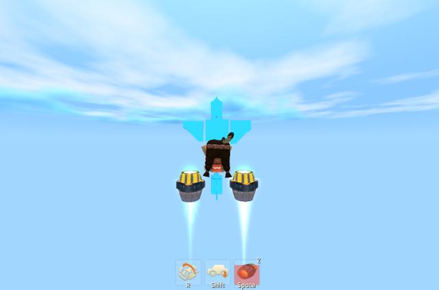 迷你世界陆地最小飞机3秒就能拼装完成飞行速度300码