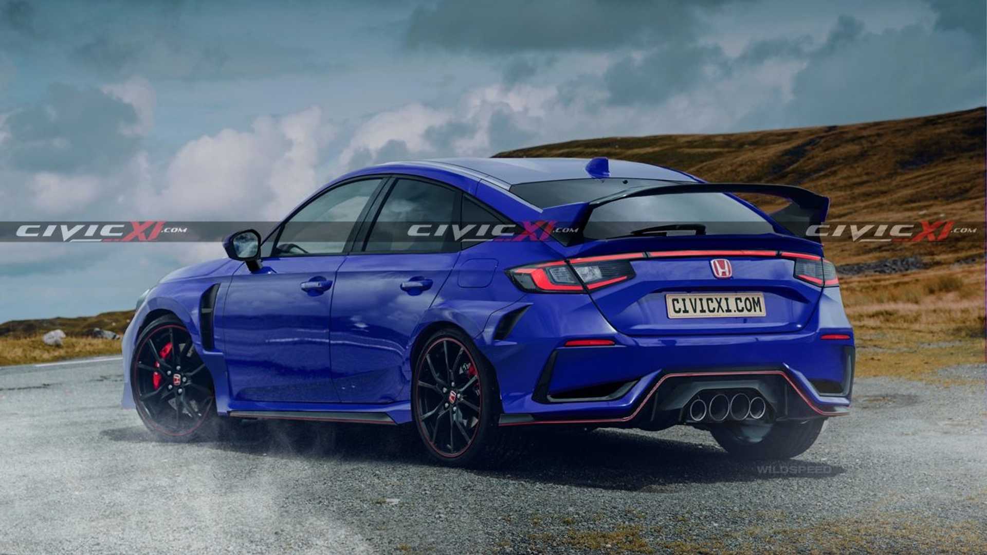 本田思域type-r 红标信仰 2.0t 双电机 400匹坐等刷圈记录