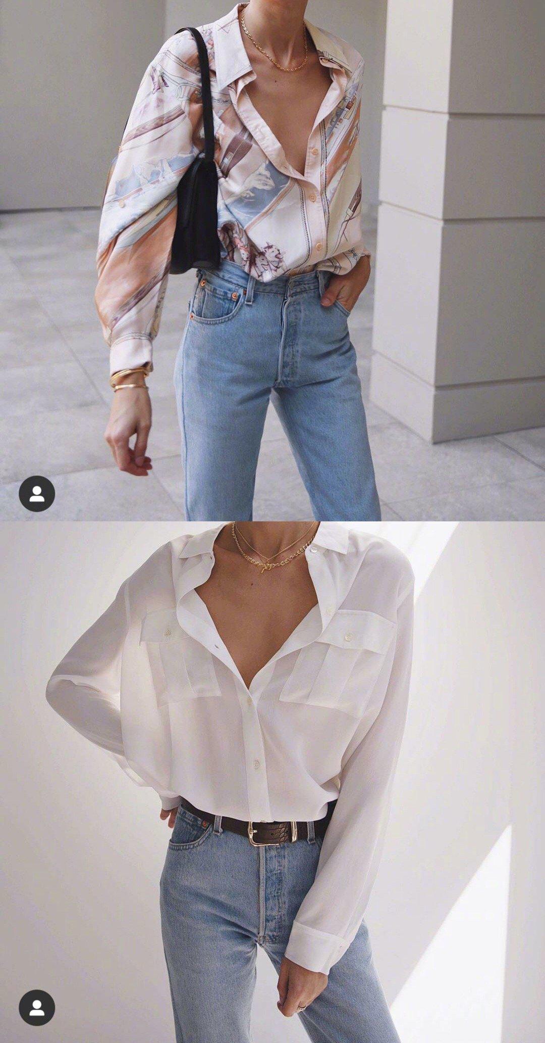 澳洲时尚博主petra极简又禁欲的衬衫穿搭分享