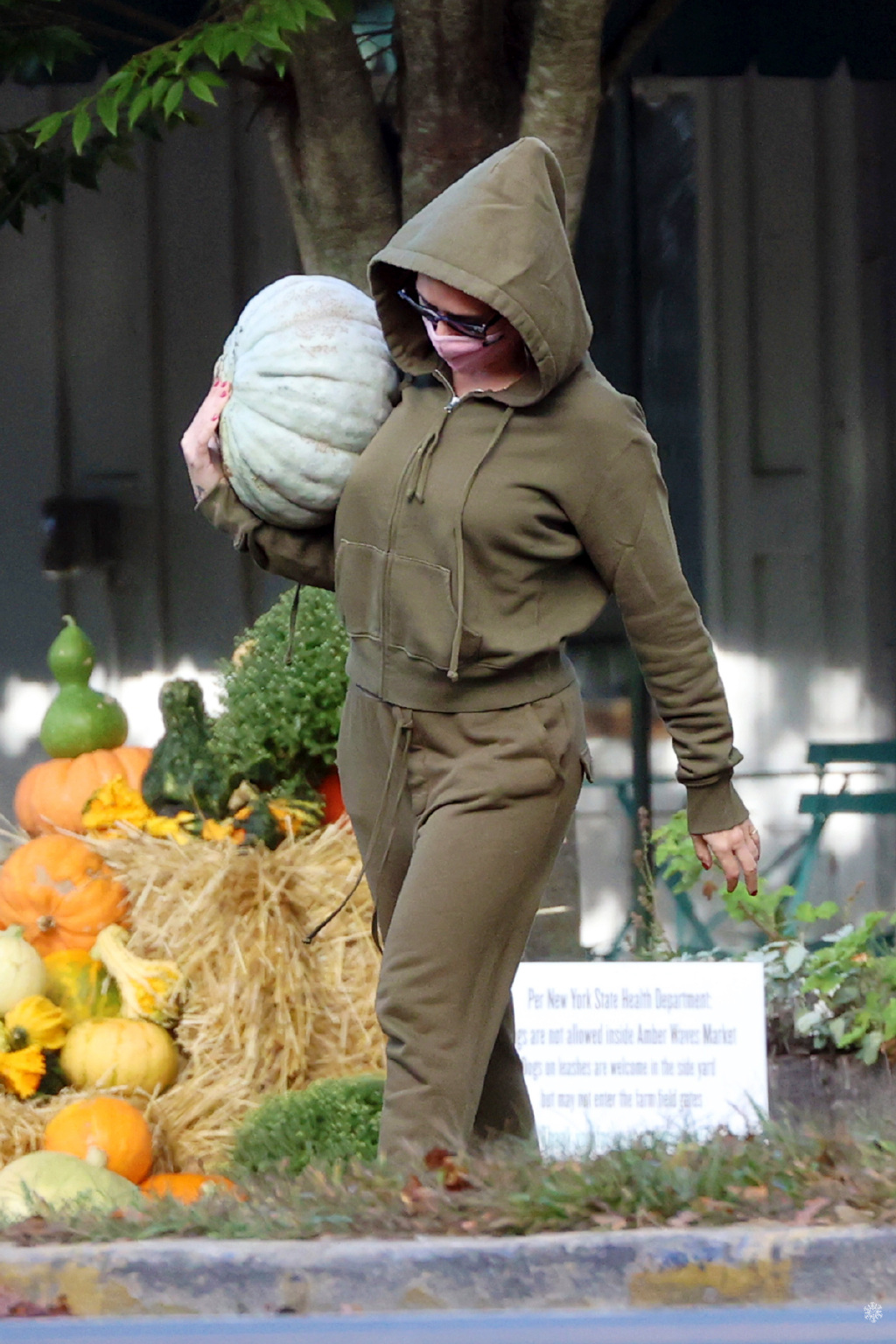 36岁寡姐斯嘉丽约翰逊去菜市场怀中抱南瓜女神变大妈