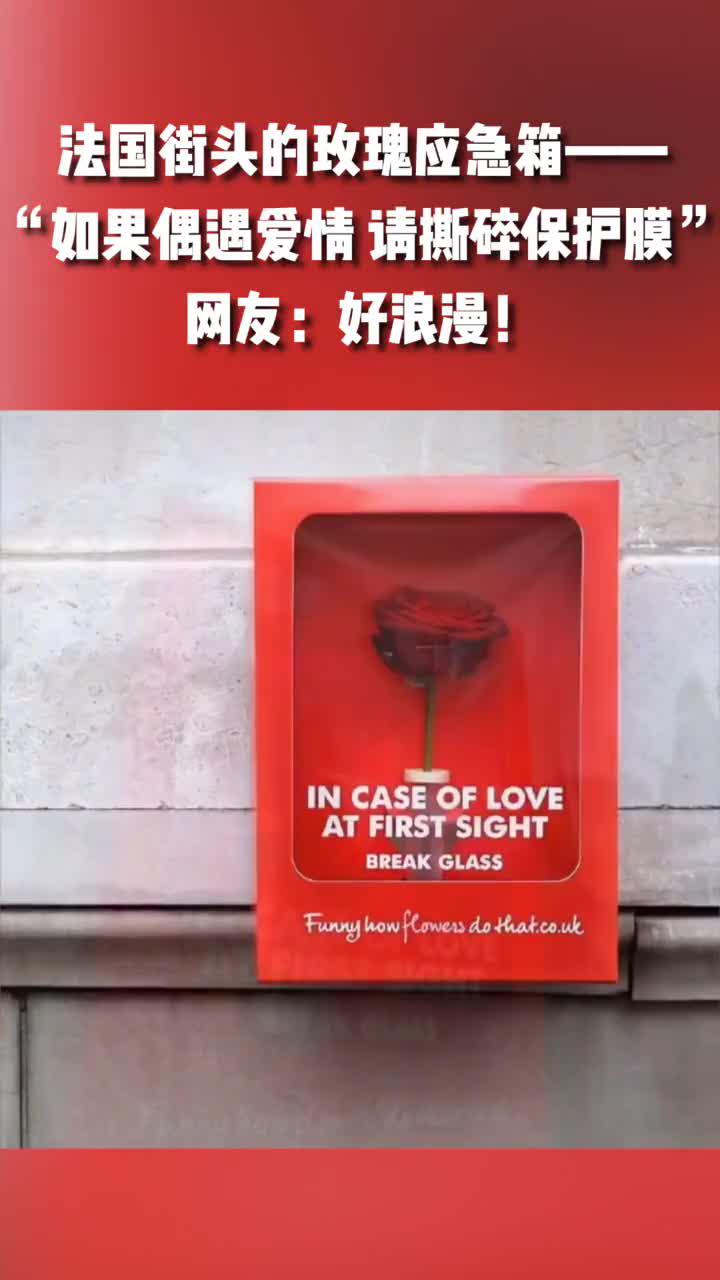 法国街头的玫瑰应急箱——如果偶遇爱情
