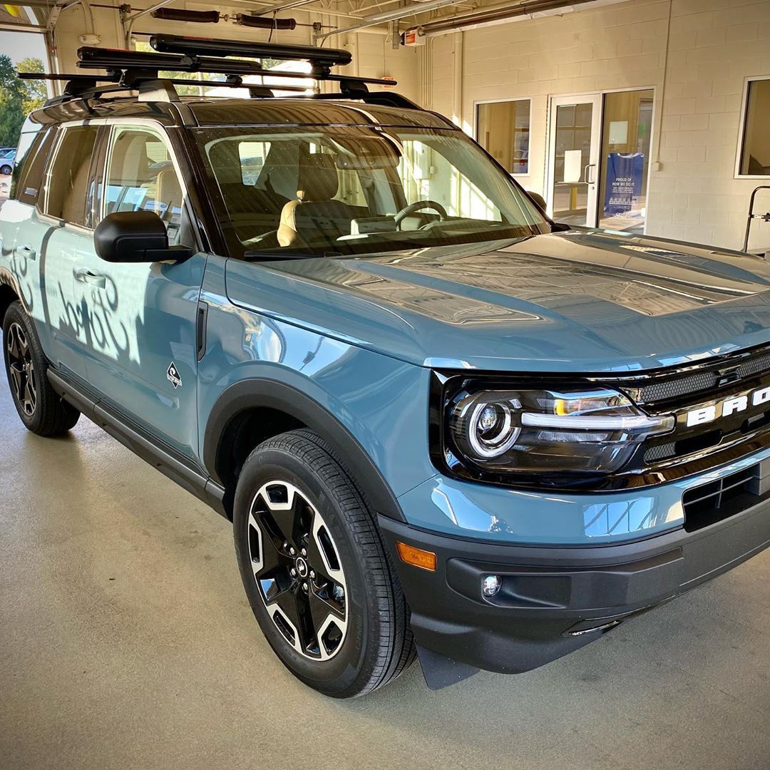 全新福特bronco sport实车 十分硬朗又运动