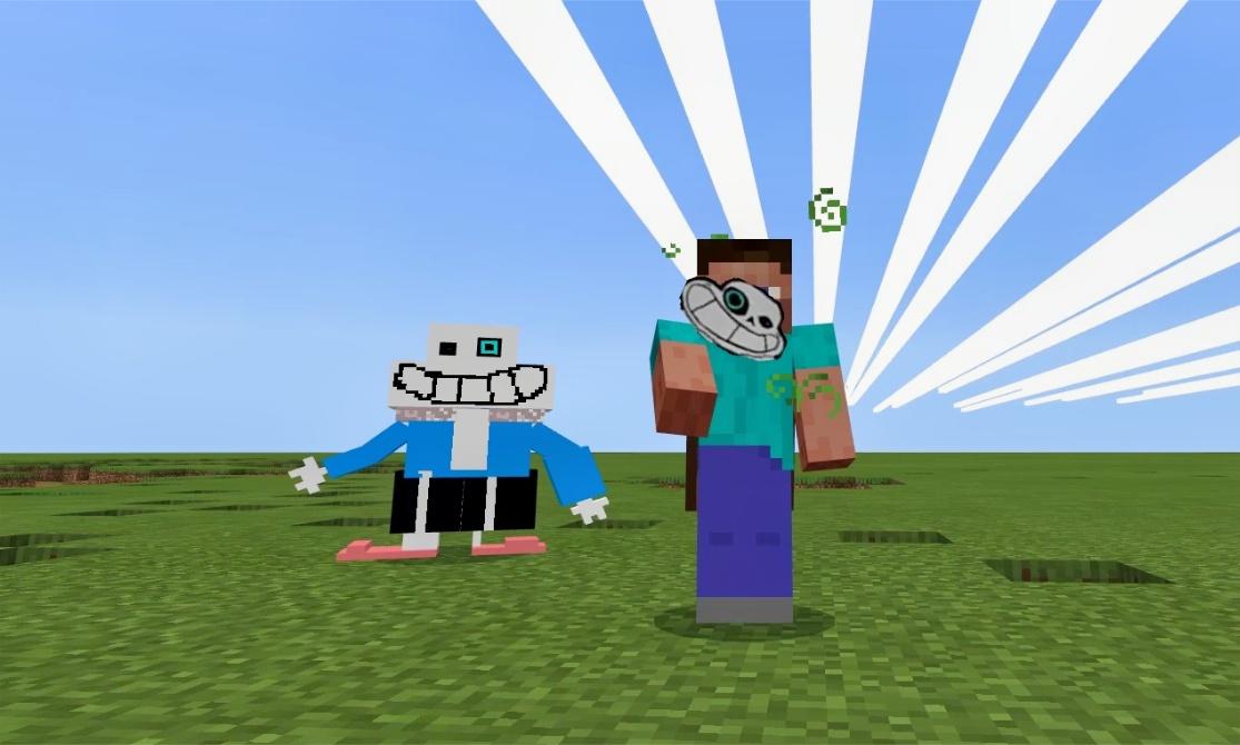 我的世界催更sans只需1秒就把超级凋零风暴秒了,这模组太无情了