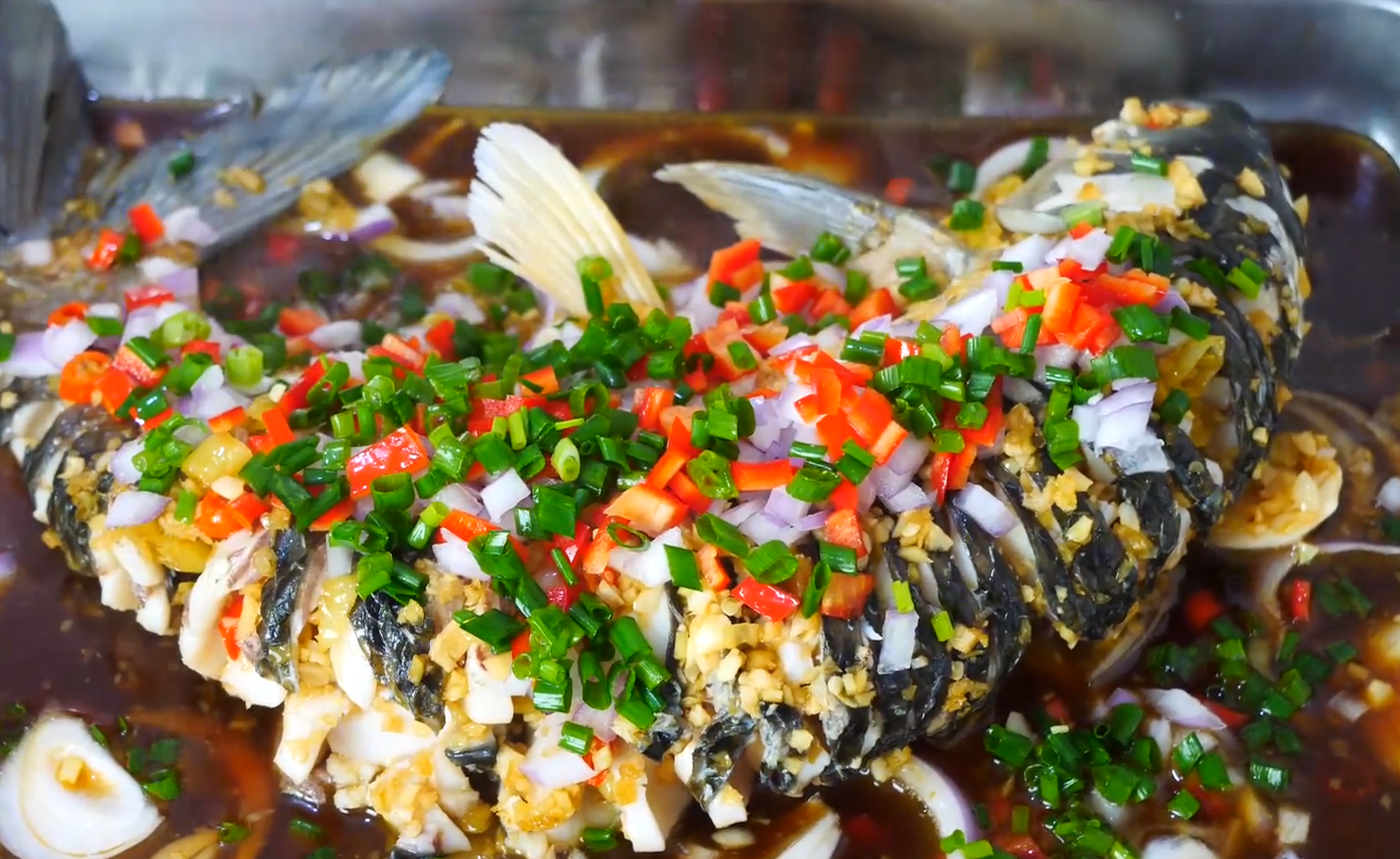 家庭版跳水鱼做法只需简单3步鲜嫩入味下酒又下饭超好吃