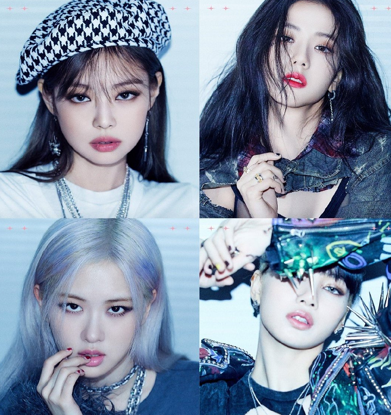 blackpink双面造型海报,lisa俏皮可爱,朴彩英的小肚腩亮了!