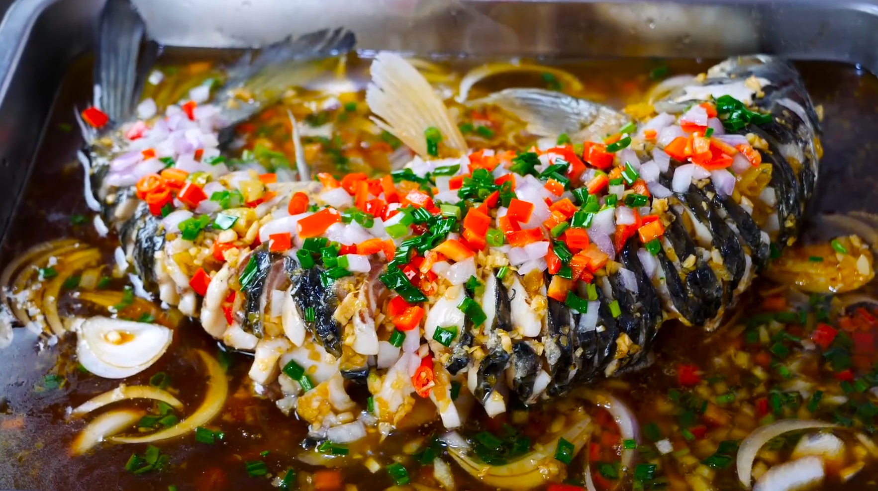 家庭版跳水鱼做法只需简单3步鲜嫩入味下酒又下饭超好吃