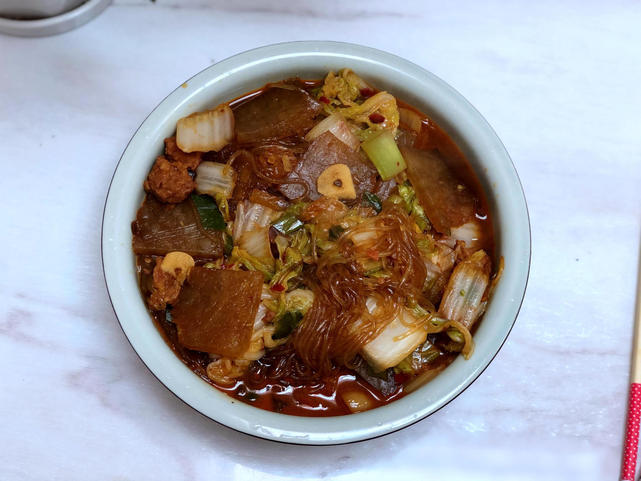 北方宴席上的大烩菜,好吃不好看,天冷来一碗,吃完浑身都舒坦