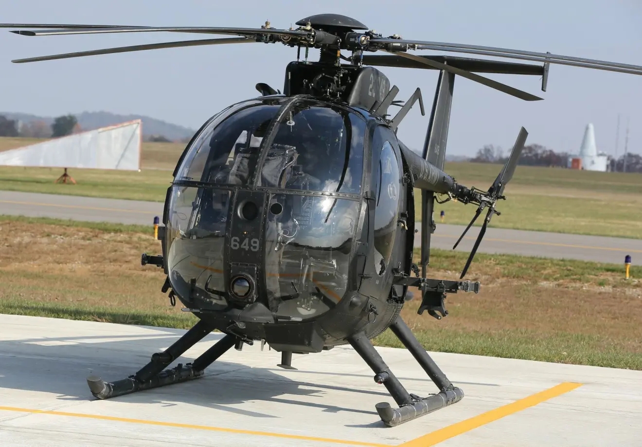 飞上枝头的"麻雀",md-530g轻型侦察直升机被军事化改装