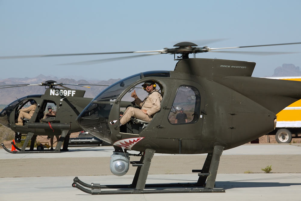 飞上枝头的"麻雀",md-530g轻型侦察直升机被军事化改装