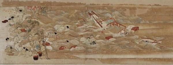 展览结束后,唐招提寺鉴真文物和东山魁夷隔扇画都滞留在上博馆内.