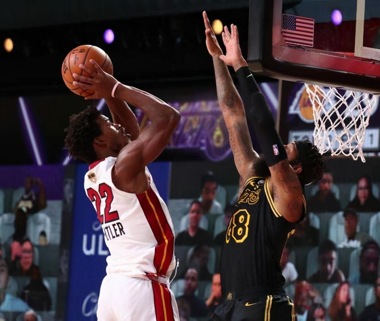 气不气?巴特勒总决赛已获50次罚球,是戴维斯两倍,那詹姆斯呢