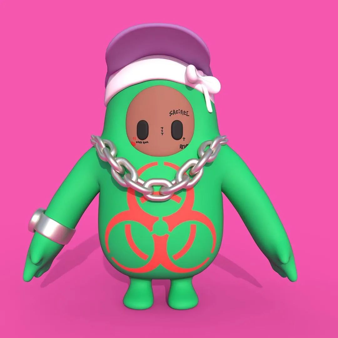 朋友圈配图又怪又可爱的3d设计可以拿来换新的头像啦