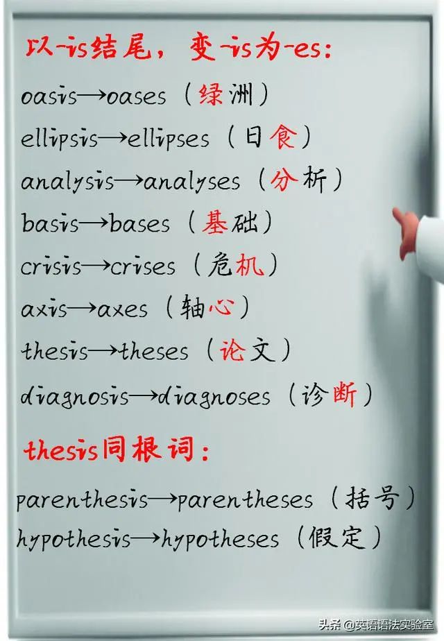 道是无序却有序——不规则的可数名词复数