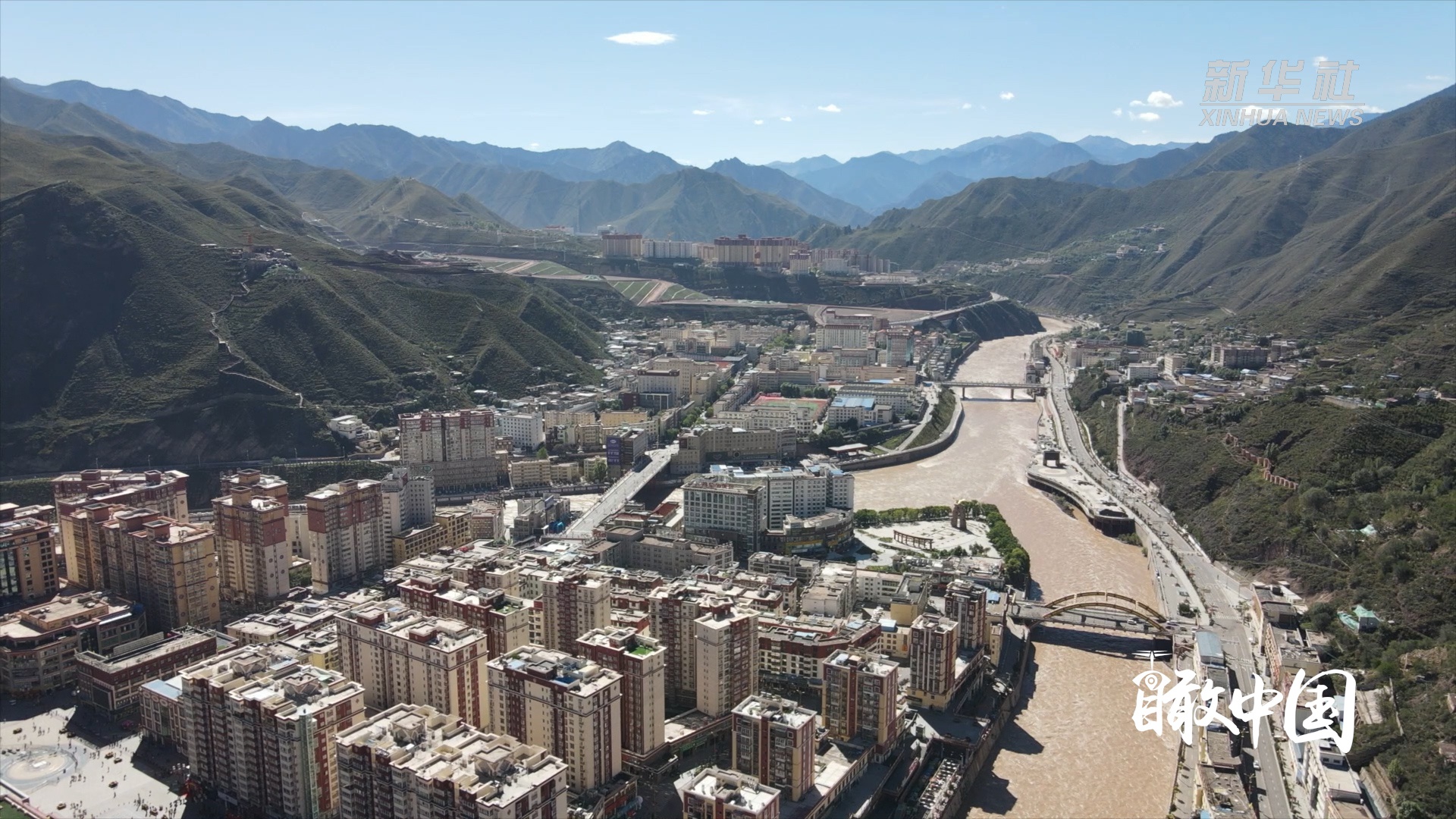 瞰中国|阅昌都:"藏东明珠"新面貌