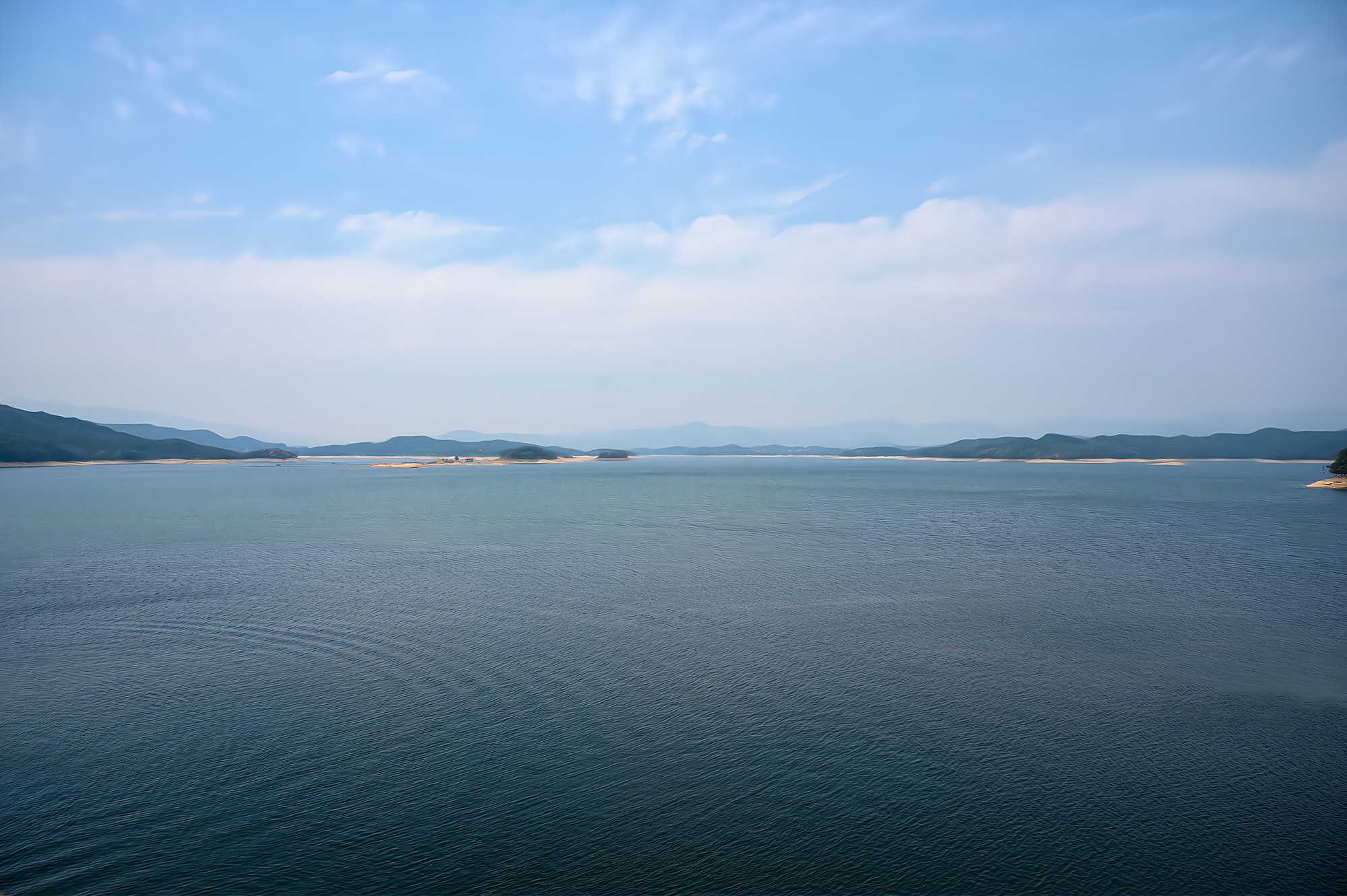 花亭湖,安徽太湖县第一大湖,景色可与杭州千岛湖相媲美
