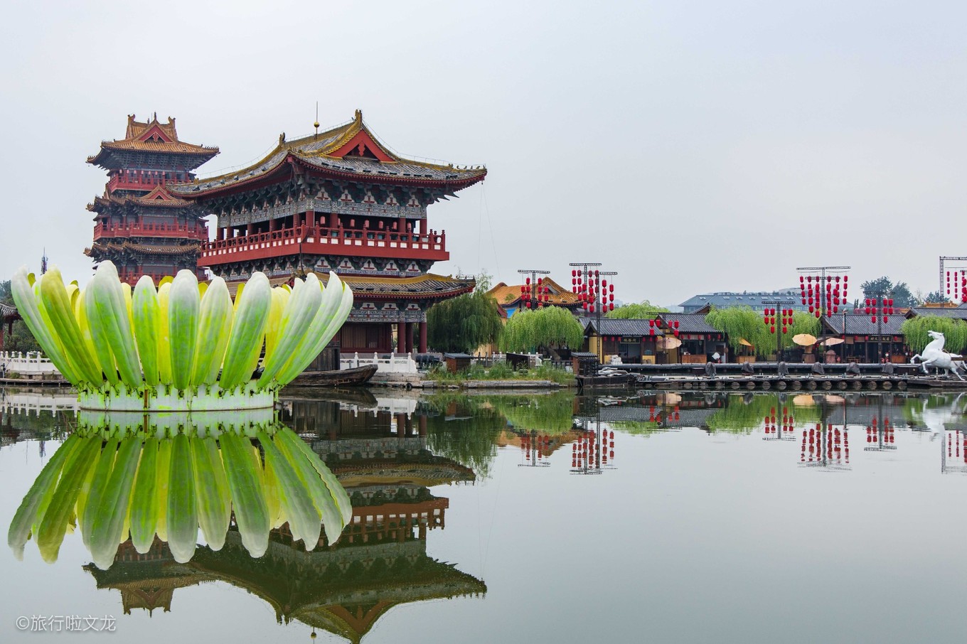 古都开封巨资打造1:1《清明上河图》,共600亩的5a景区