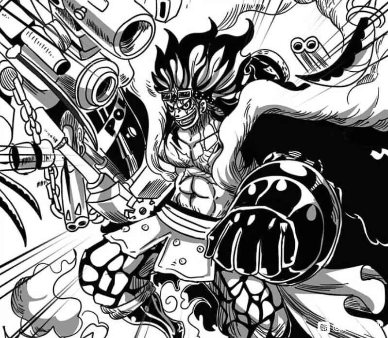 海贼王922话假情报图火了:路飞和基德合体后,凯多和大妈也合体