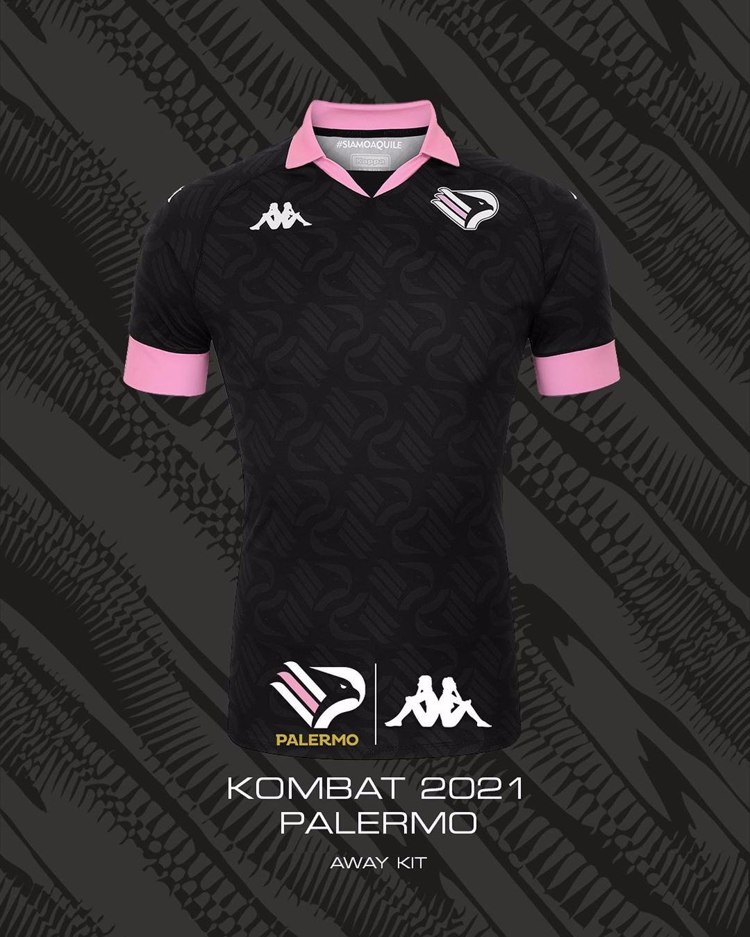 kappa发布巴勒莫2020/21赛季主客场球衣