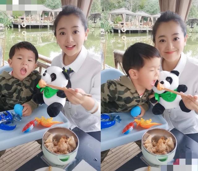 月亮姐姐罕晒娃,儿子小眼睛一点不像妈,抱春妮孩子被误认生二胎