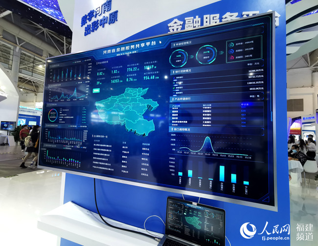 河南省金融服务共享平台.人民网 林晓丽摄