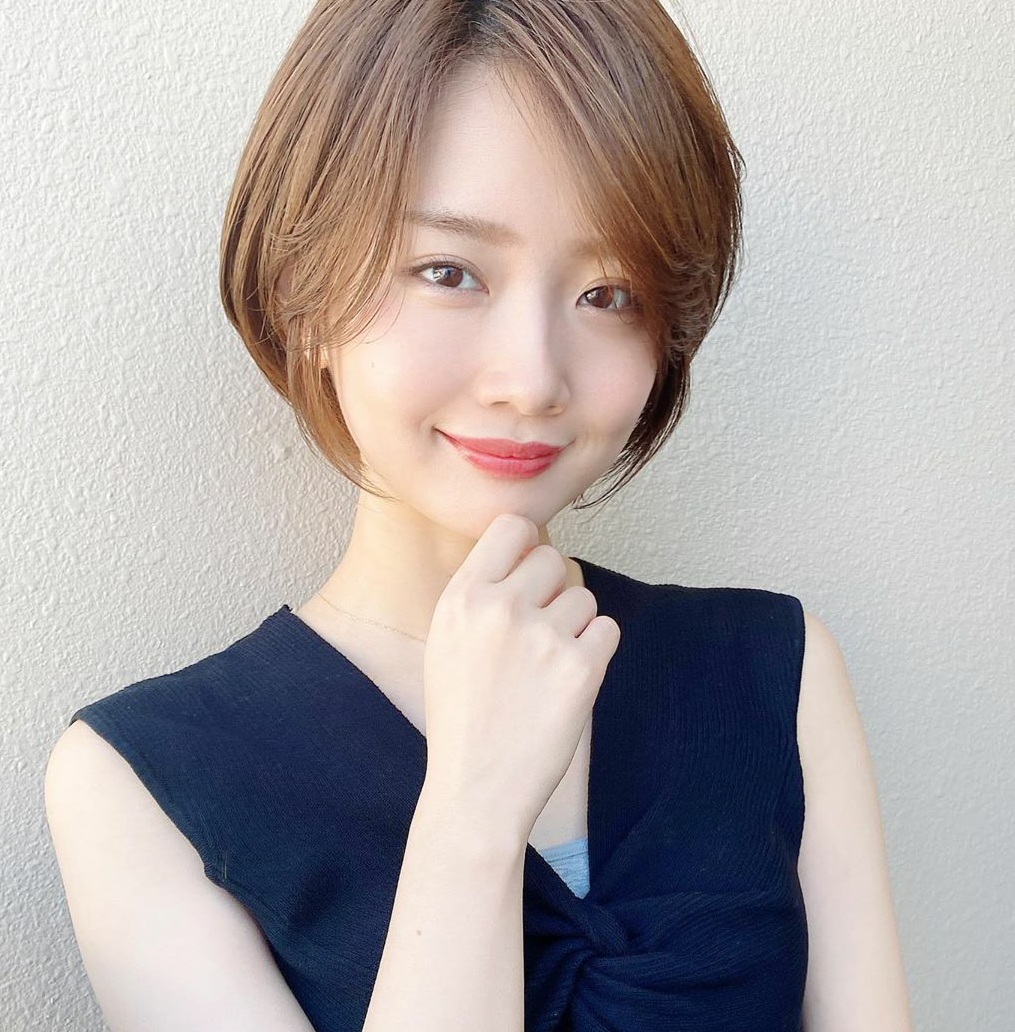 日系少女感短发|发型师|齐刘海|短发_新浪新闻