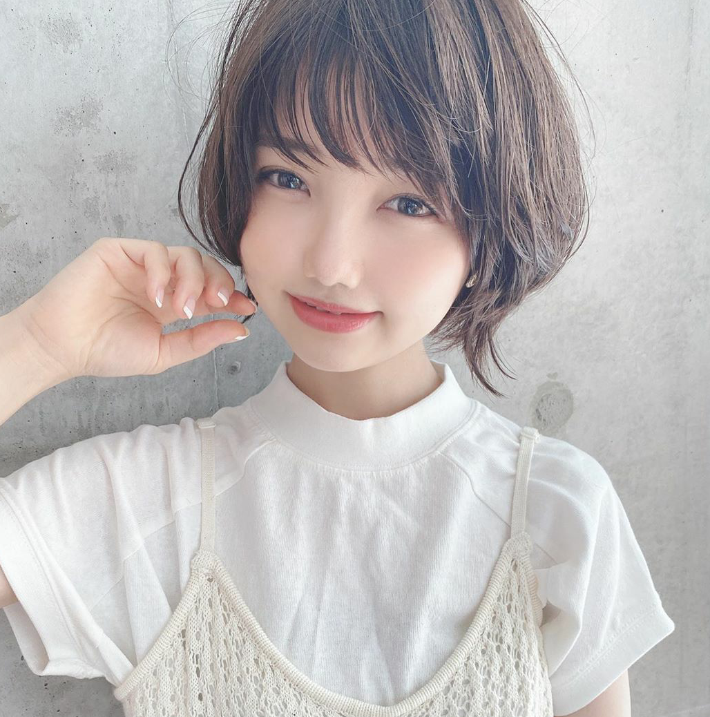 日系少女感短发|发型师|齐刘海|短发_新浪新闻