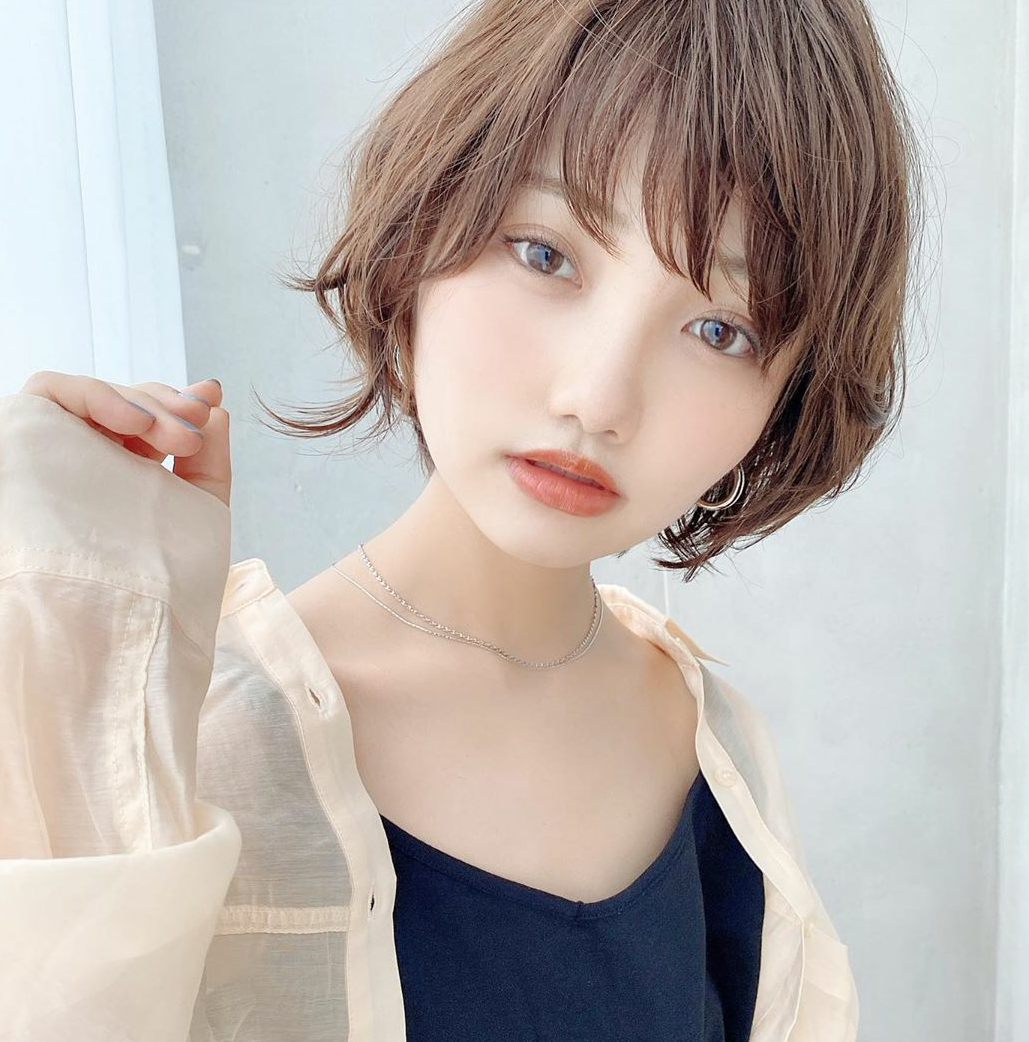 日系少女感短发|发型师|齐刘海|短发_新浪新闻