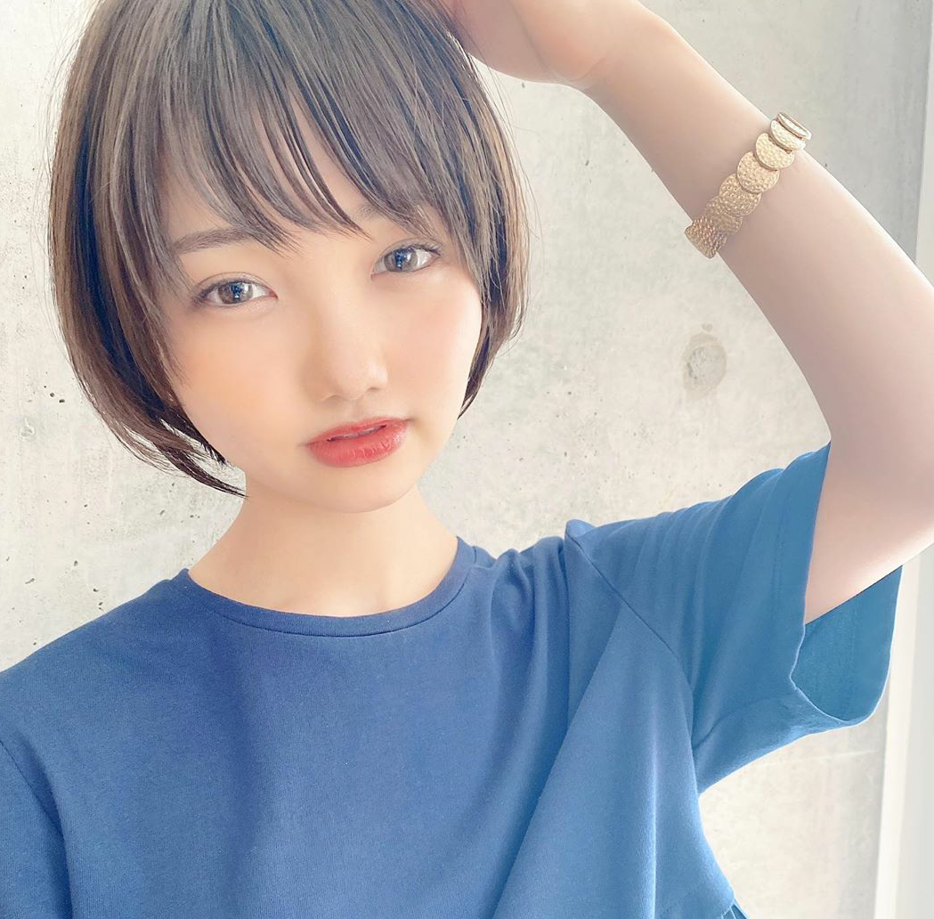 日系少女感短发|发型师|齐刘海|短发_新浪新闻