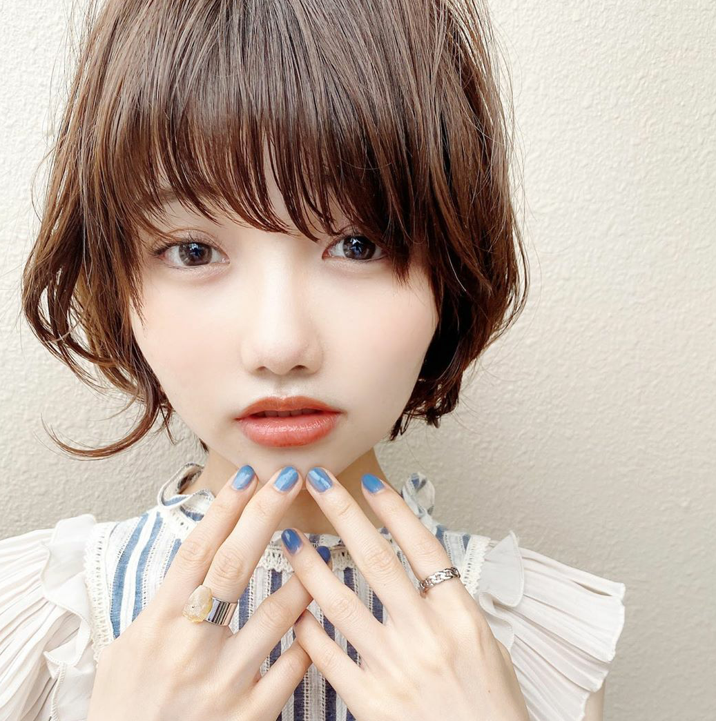 日系少女感短发|发型师|齐刘海|短发_新浪新闻