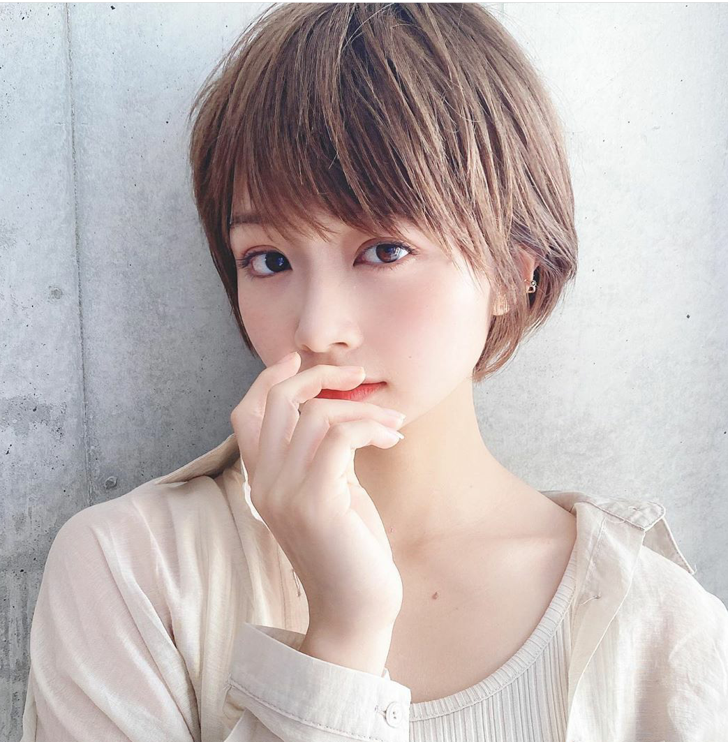 日系少女感短发|发型师|齐刘海|短发_新浪新闻